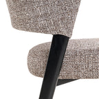 Eetkamerstoel Zeno aarde tweed