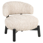 Lounge stoel Ornella beige angora