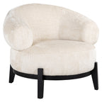 Fauteuil Montana witte chenille (Bergen 900 witte chenille)