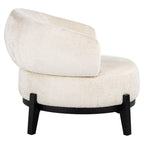 Fauteuil Montana witte chenille (Bergen 900 witte chenille)