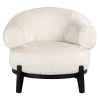 Fauteuil Montana witte chenille (Bergen 900 witte chenille)