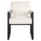 Eetkamerstoel Beck wit chenille