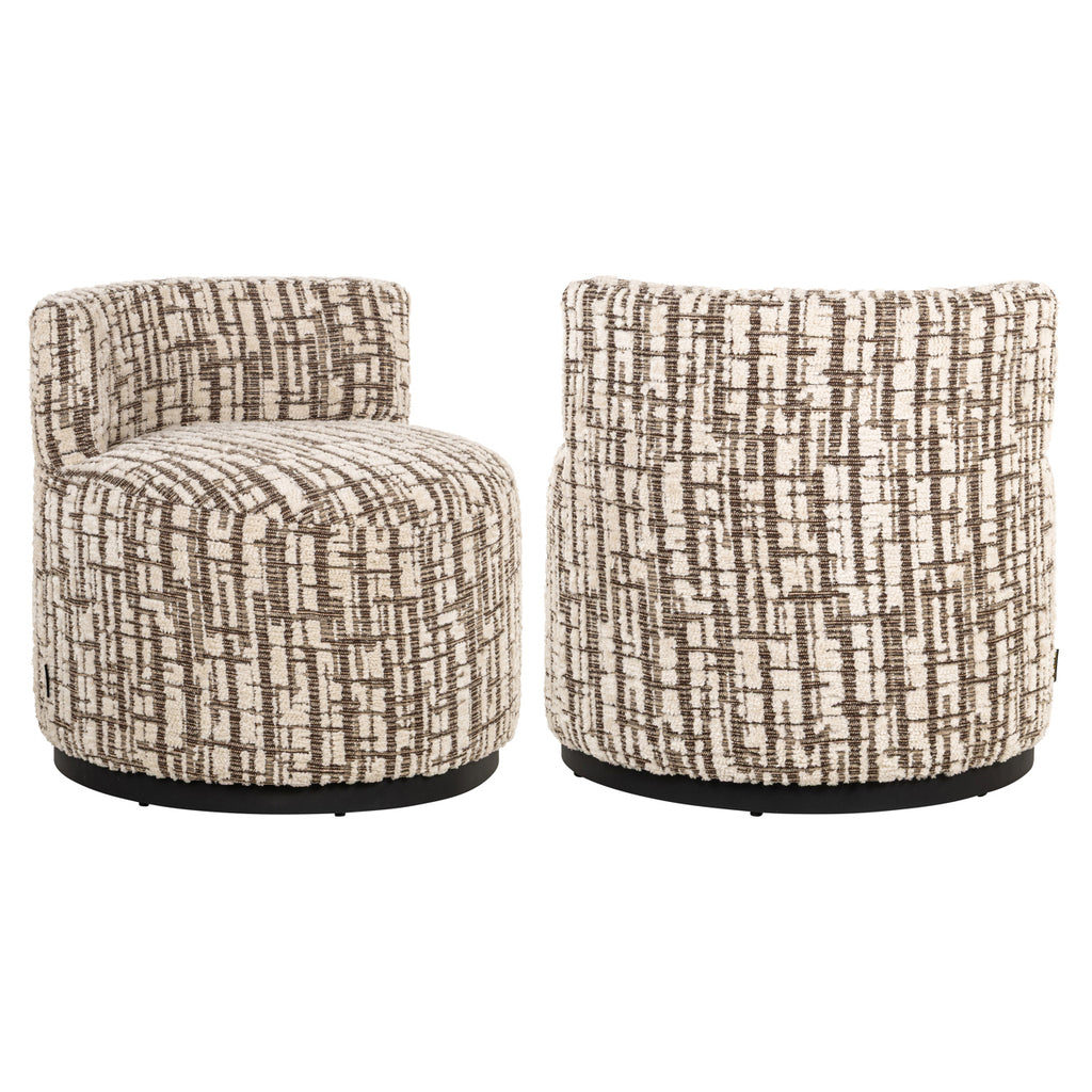 Stoel Franny roomwit dalia (Dalia 11 Roomwit)