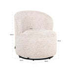 Draaistoel kinderen Jackie lovely cream (Be Lovely 11 Cream)
