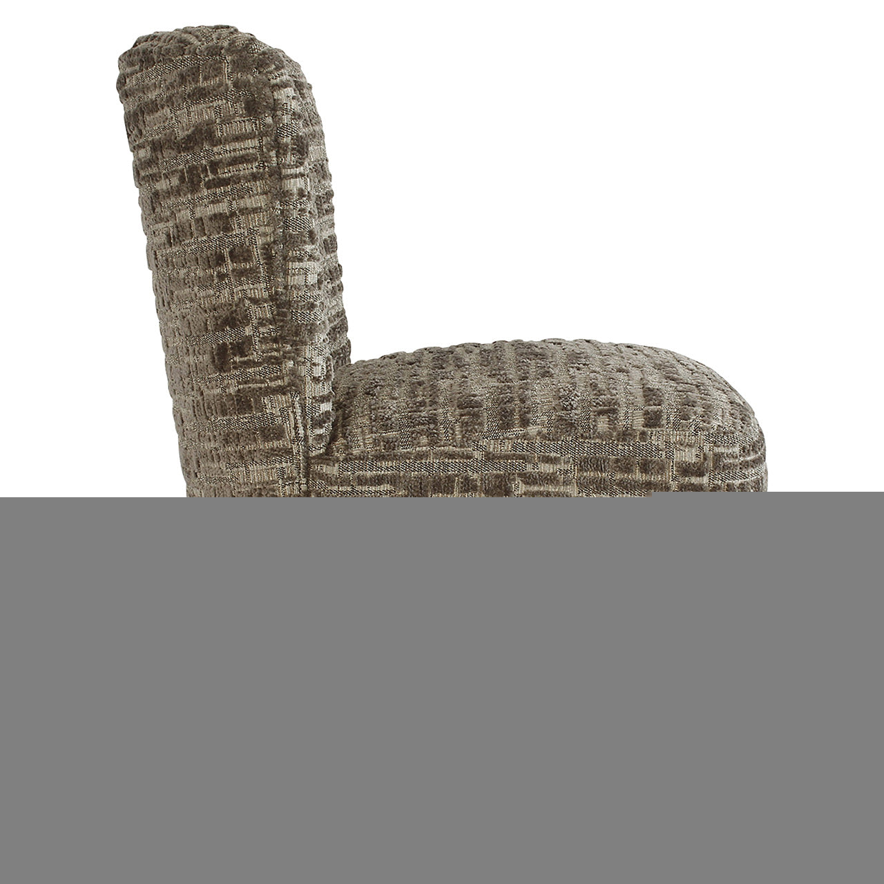 Stoel Lorain met wieltjes greige dalia (Dalia 45 Greige)