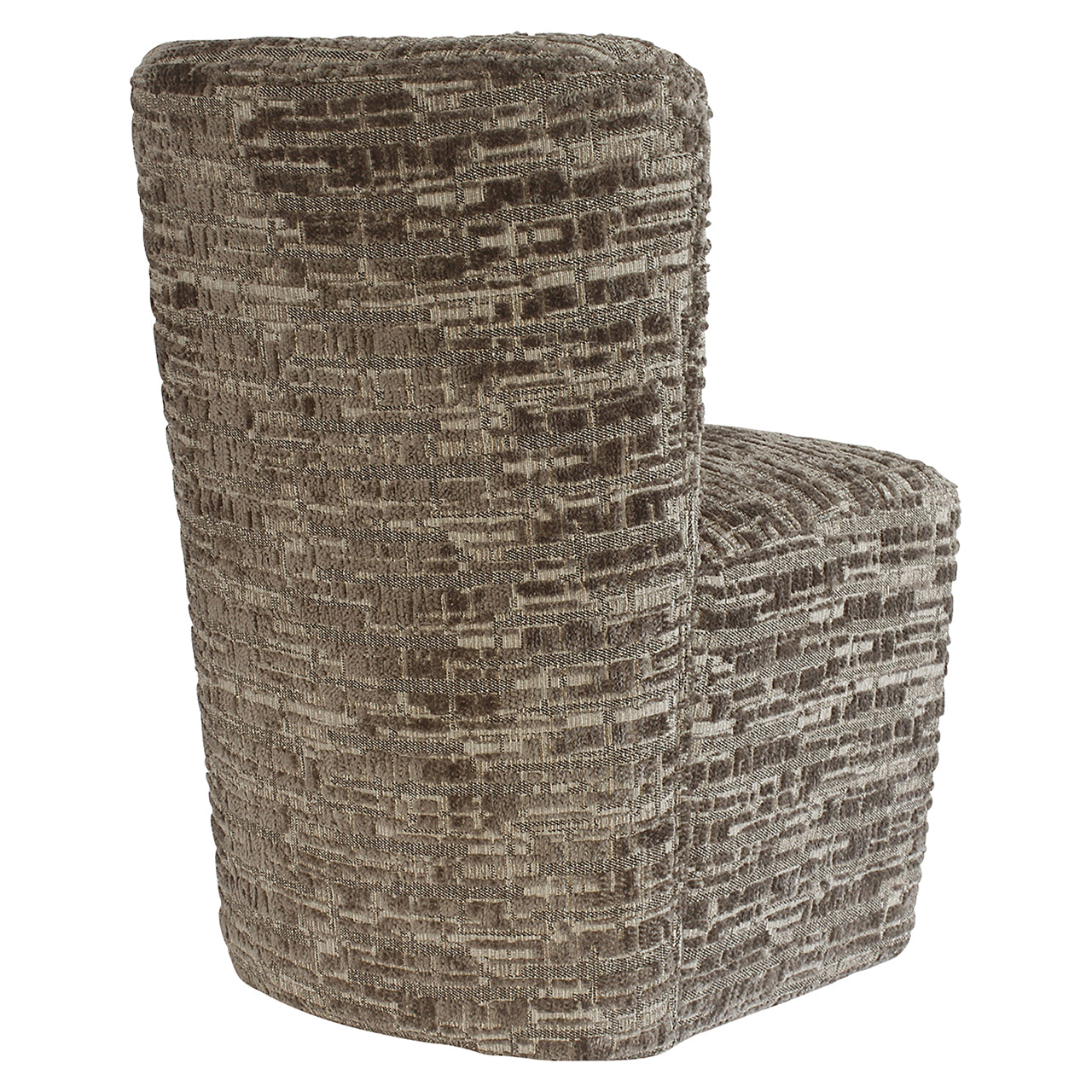 Stoel Lorain met wieltjes greige dalia (Dalia 45 Greige)