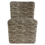 Stoel Lorain met wieltjes greige dalia (Dalia 45 Greige)