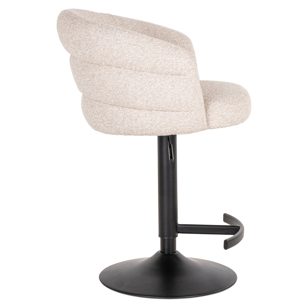 Barstoel Nikki biscotti draaibaar brandvertragend