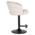 Barstoel Nikki biscotti draaibaar brandvertragend