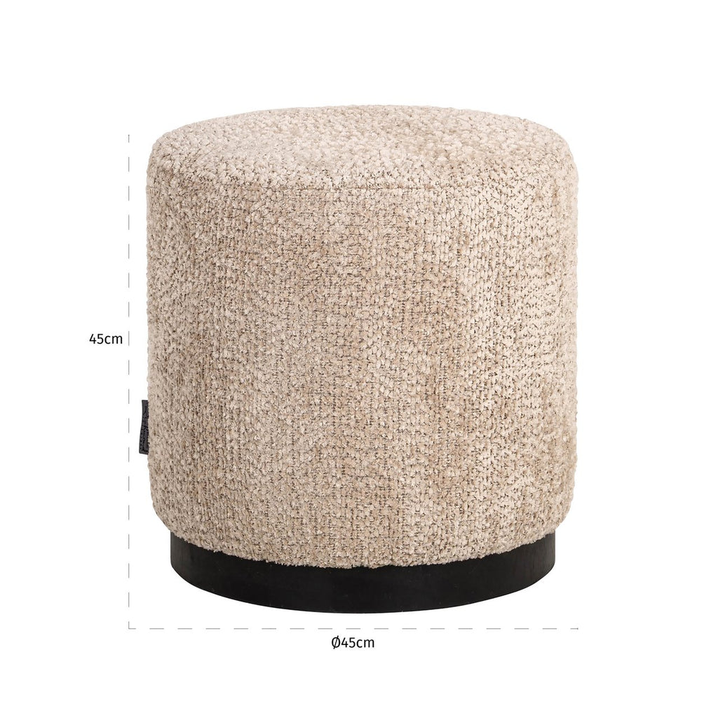 Poef & Voetenbank Yoda op maat 45Ø