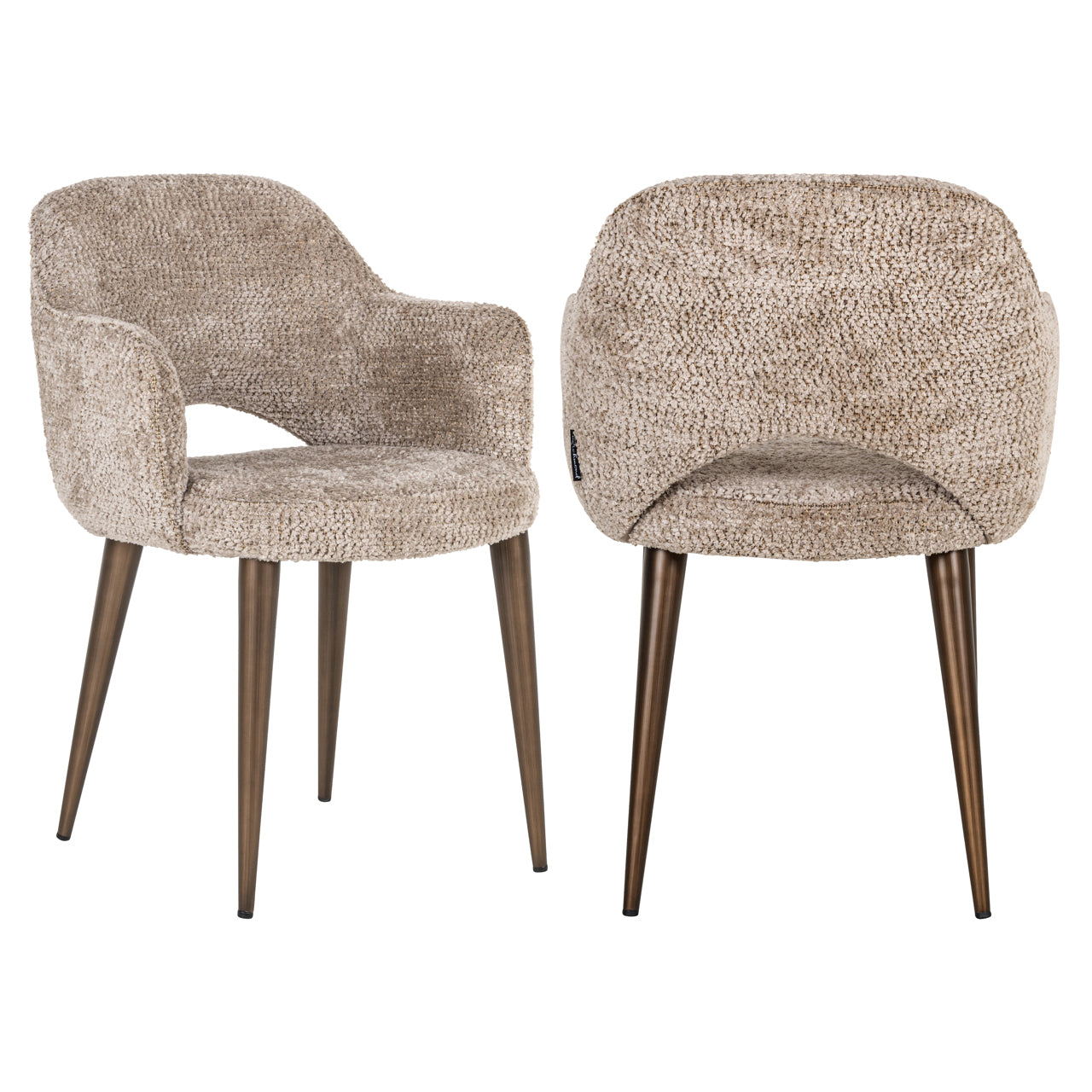 Eetkamerstoel Delphina prachtige natuur brandvertragend