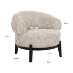 Lounge stoel Montana op maat gemaakt brandvertragend