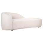 Bank Emma roomkleurige chaise longue met chique uitstraling
