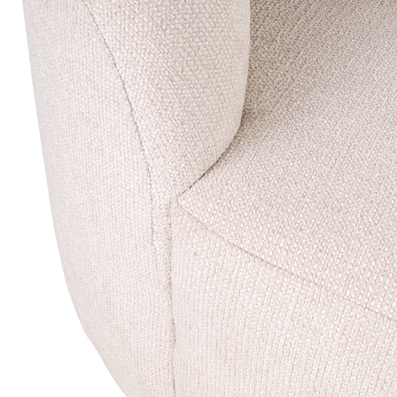 Bank Emma roomkleurige chaise longue met chique uitstraling