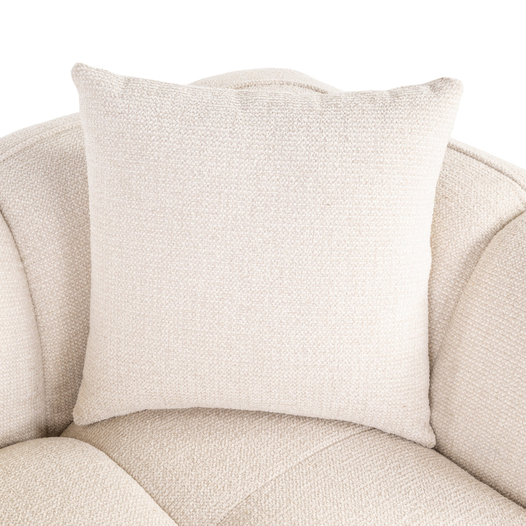 Lounge stoel Jezebel crème chique
