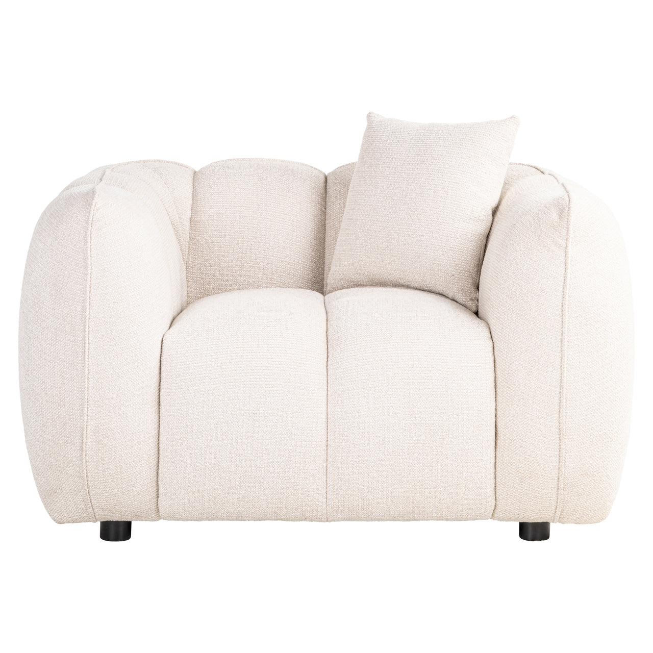 Lounge stoel Jezebel crème chique