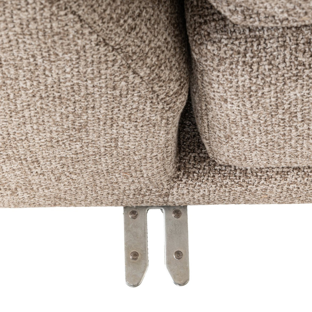 Bank Trentino cayenne bruin 3,5-zits + lounge links of rechts