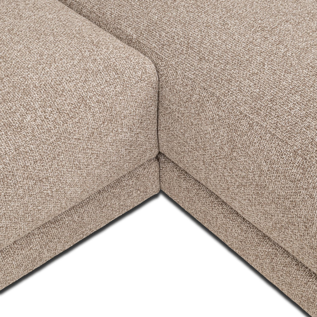 Bank Trentino cayenne bruin 3,5-zits + lounge links of rechts