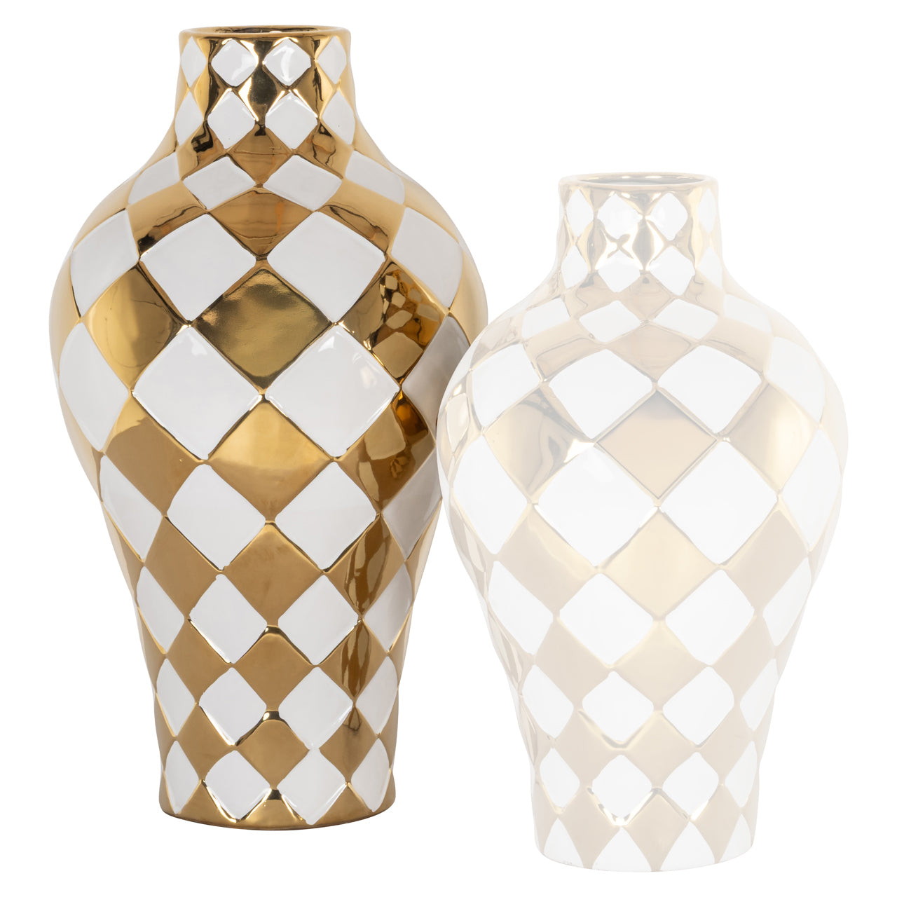 Vaas Zilla wit groot