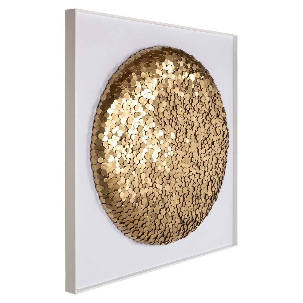 Wandkunst Maya goud