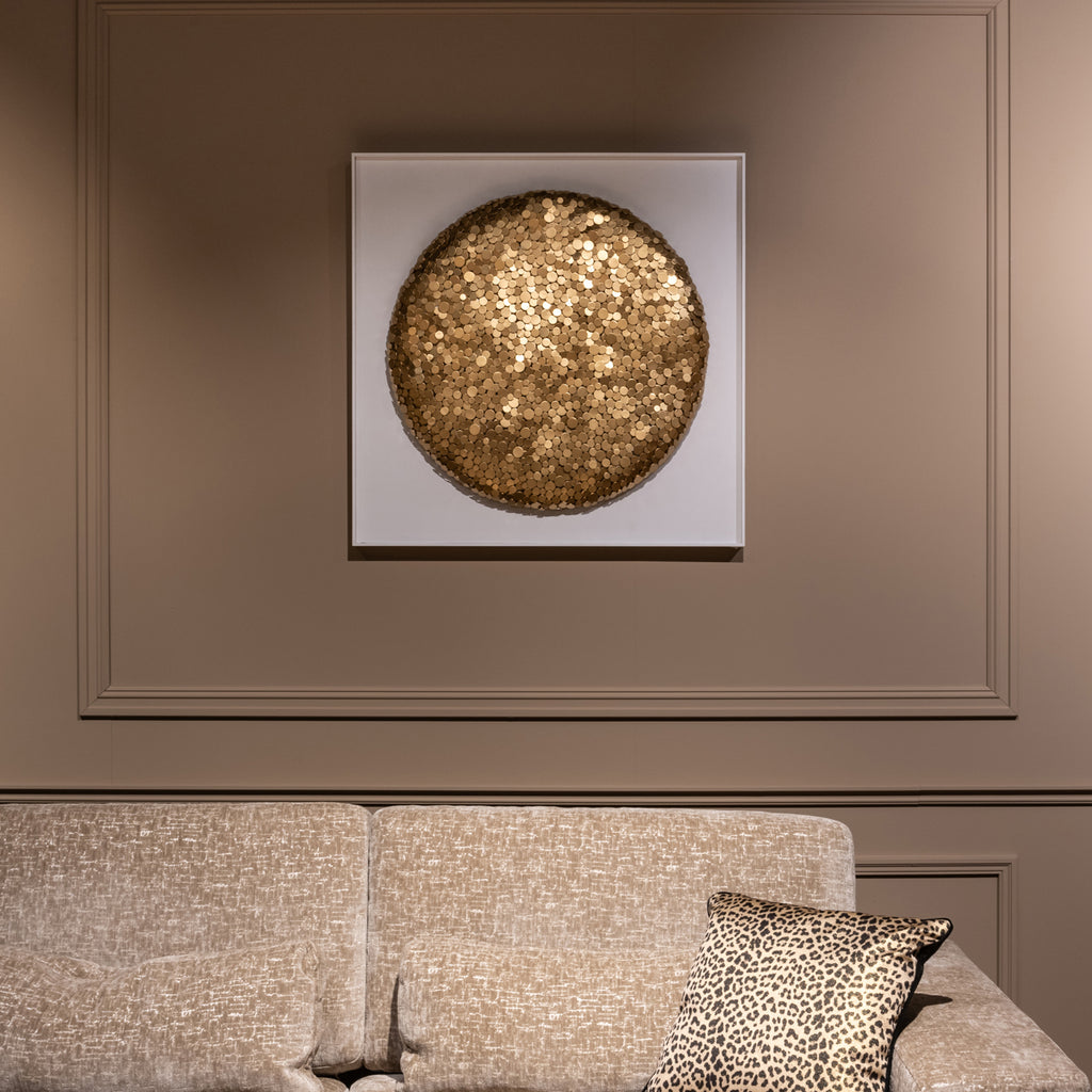 Wandkunst Maya goud