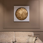 Wandkunst Maya goud