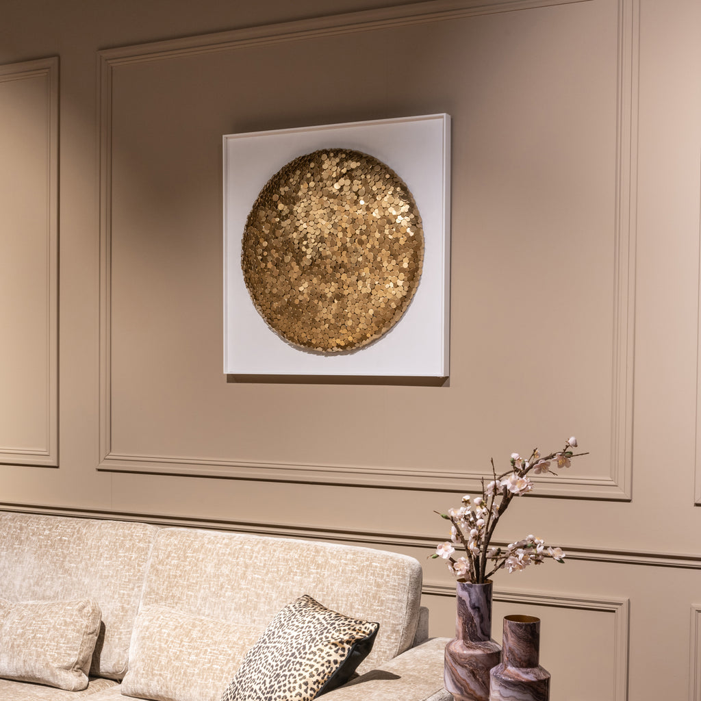 Wandkunst Maya goud