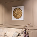 Wandkunst Maya goud