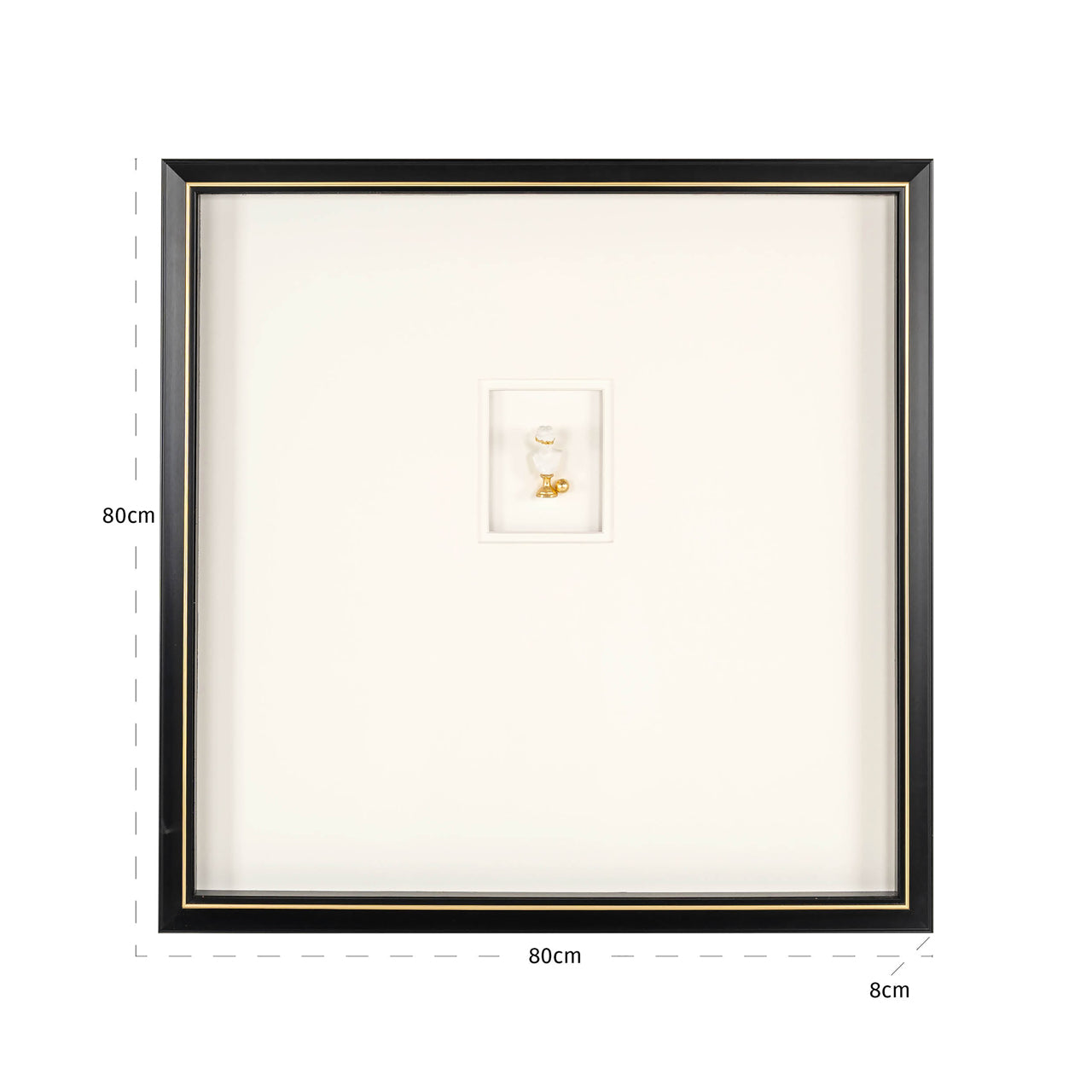 Wanddecoratie Hanna (Zwart/wit)