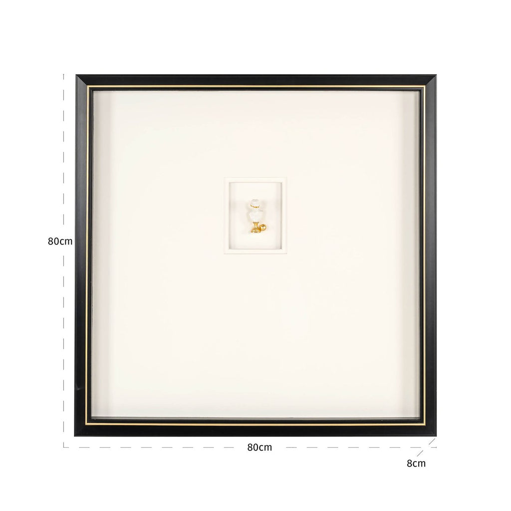 Wanddecoratie Hanna (Zwart/wit)