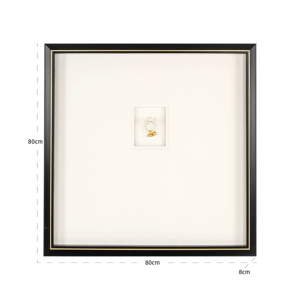 Wanddecoratie Hanna (Zwart/wit)