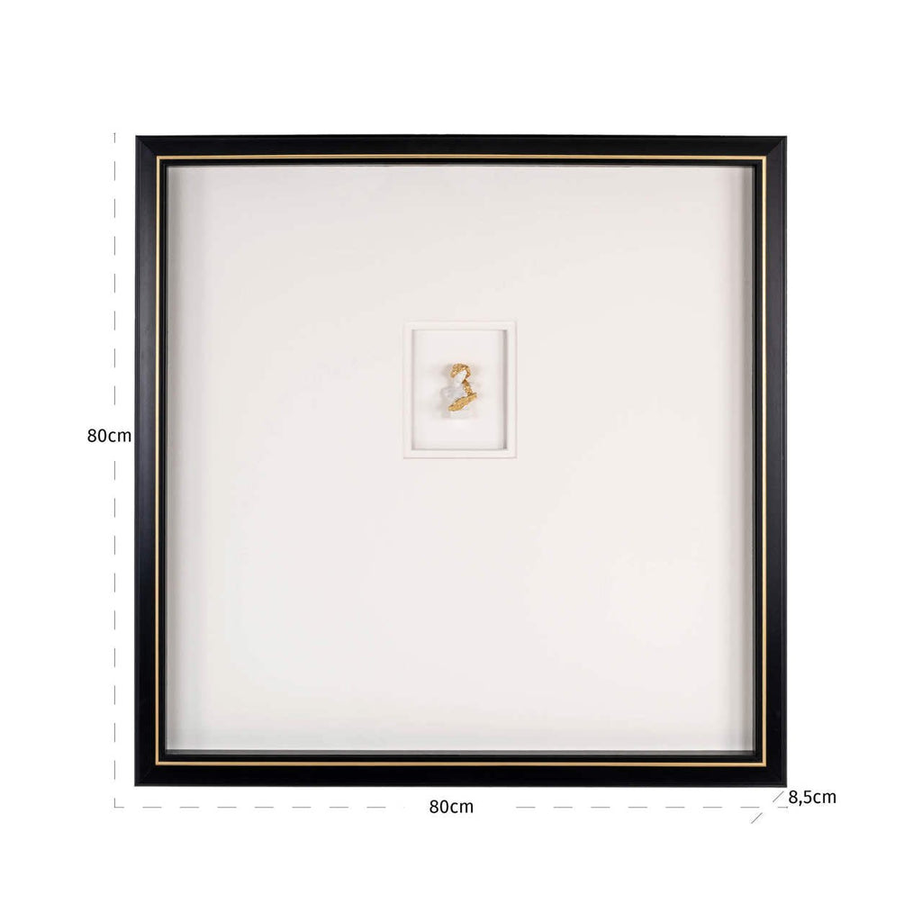 Wanddecoratie Danni (Zwart/wit)