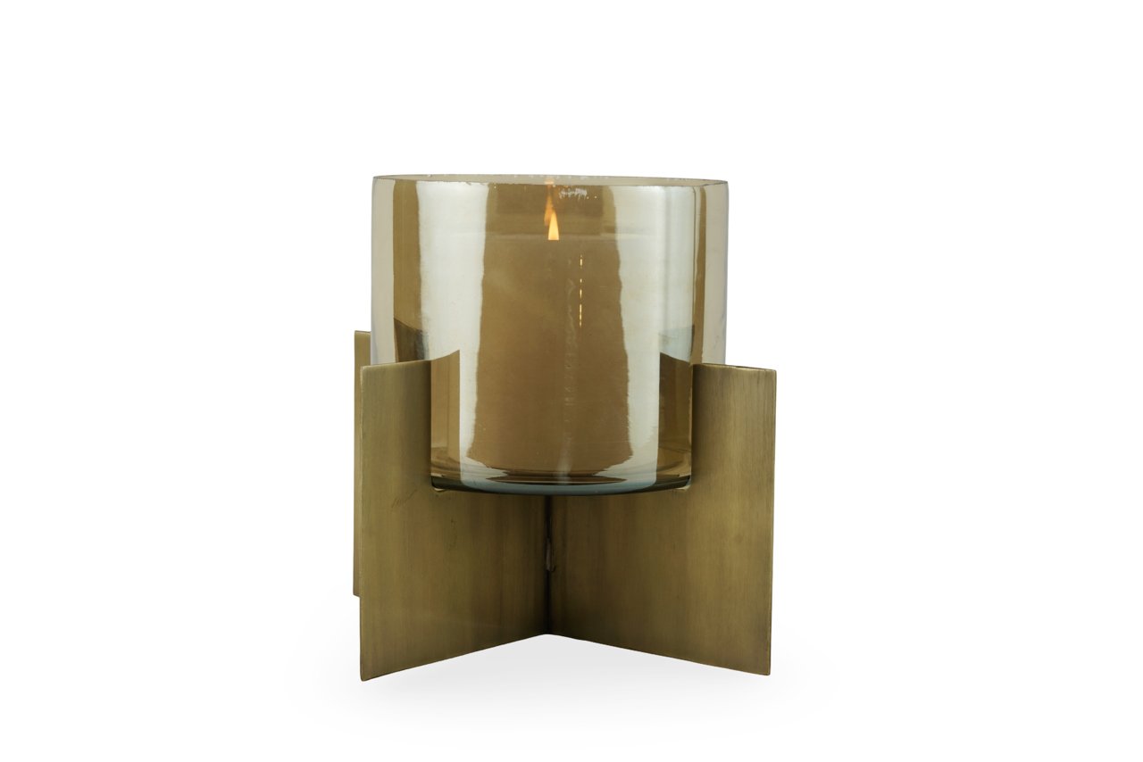 Windlicht Resa goud klein