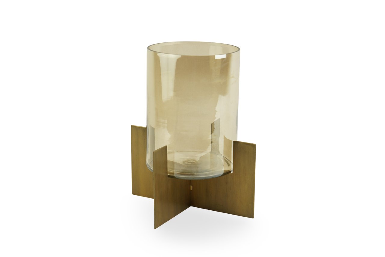 Windlicht Resa goud groot