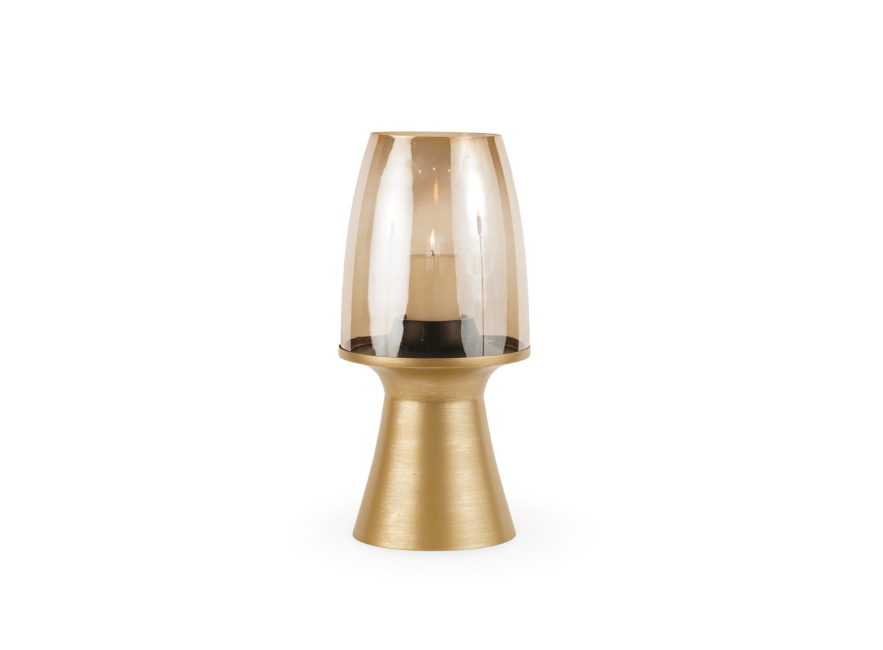 Windlicht Danea goud klein