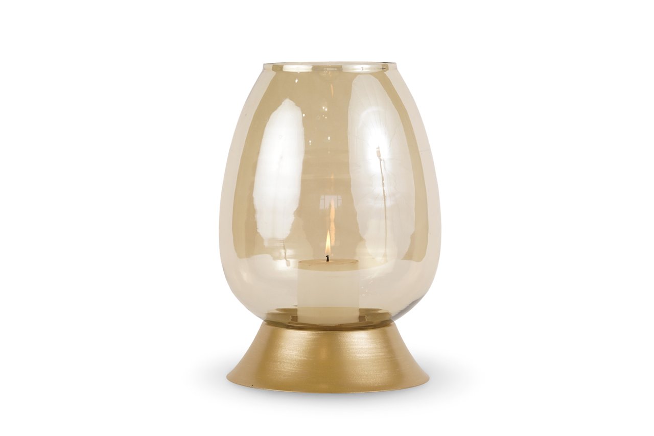 Windlicht Aubine goud klein