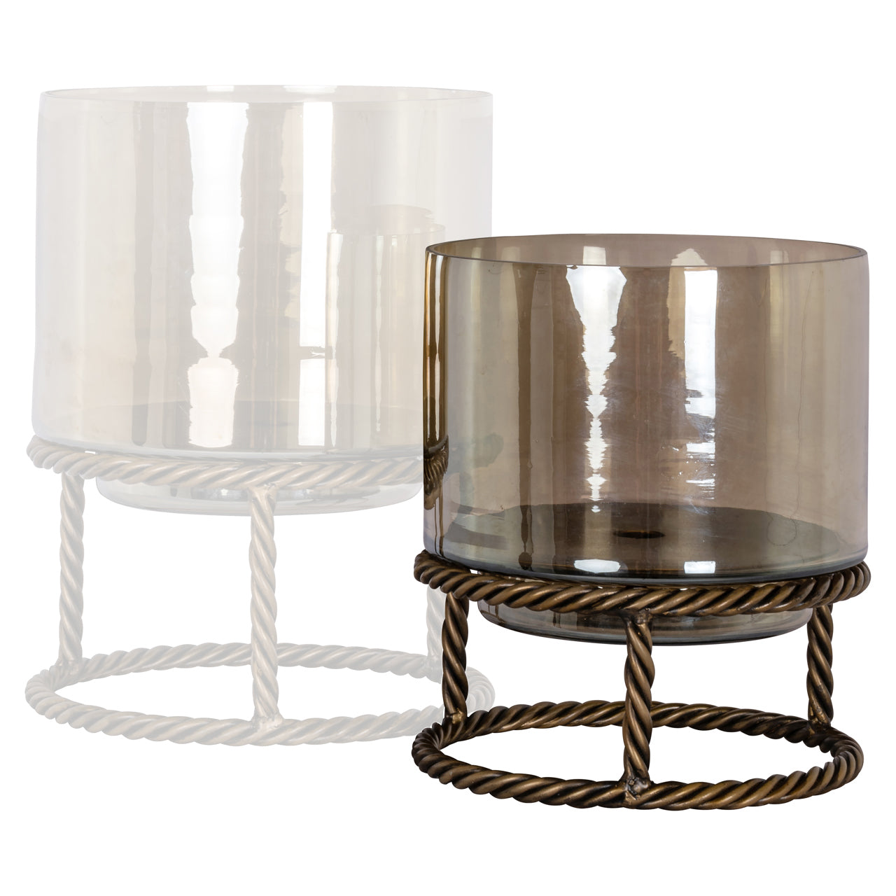 Windlicht Ropia goud klein