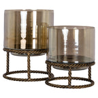 Windlicht Ropia goud klein