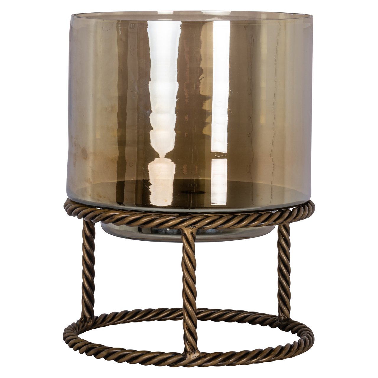 Windlicht Ropia goud groot