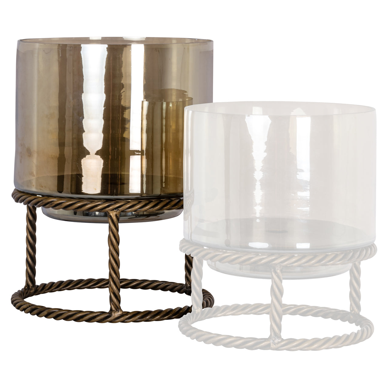 Windlicht Ropia goud groot